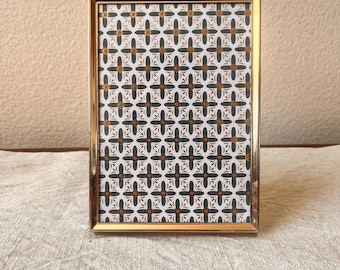Vintage brass 5x7 frame