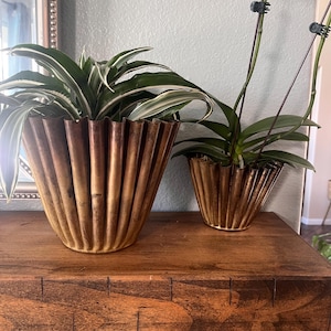 Brass Planter Vintage - Etsy