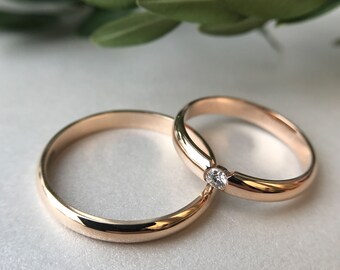 Simple Wedding Ring Etsy