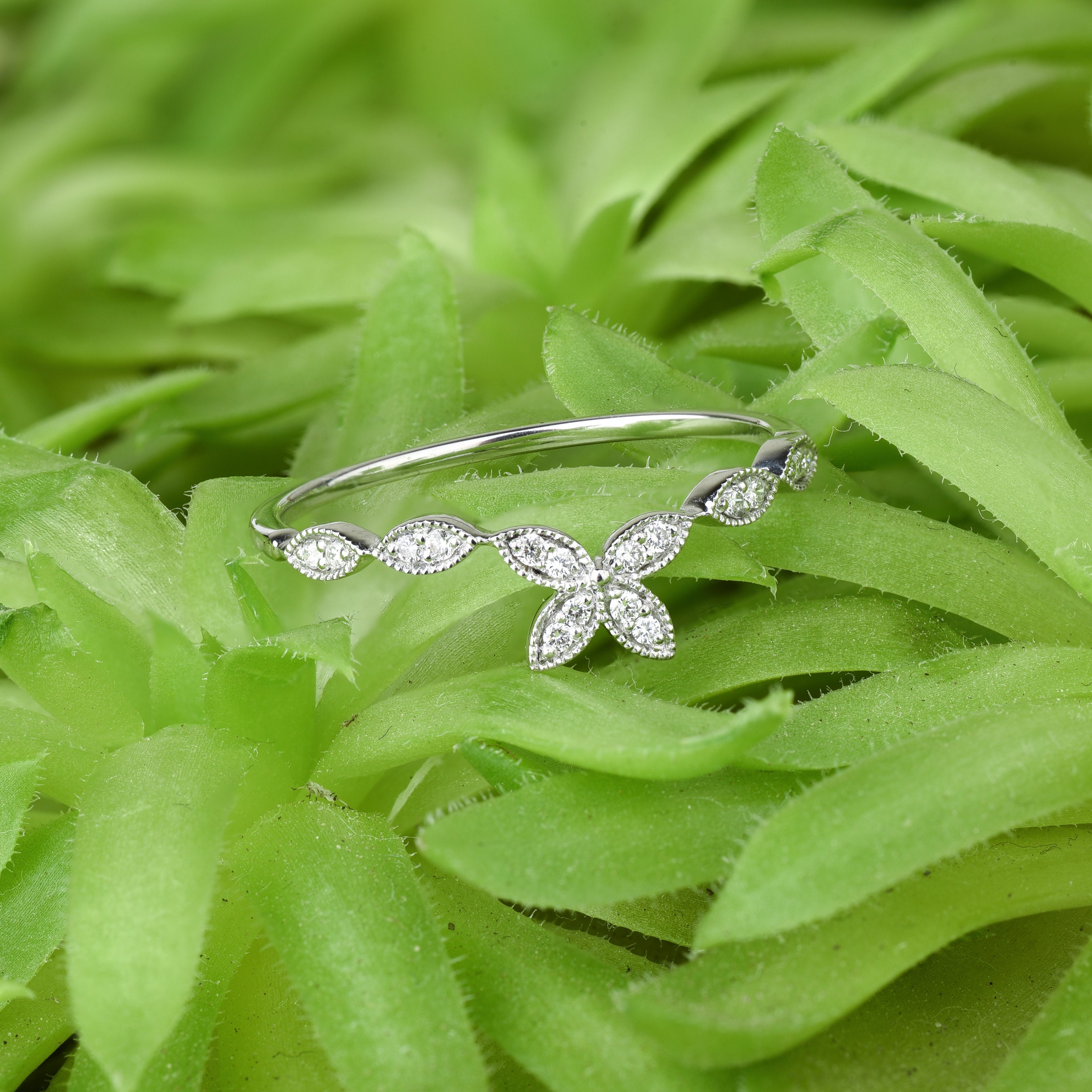 Tiara ring Thin gold ring Dainty promise ring Crown ring in Etsy