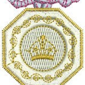 Wall Hanging Embroidery Motif - 16 - A Romantic Era - by Sue Box