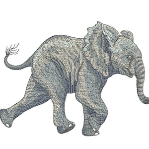 Elephant Run macchina ricamo design by Sue Box