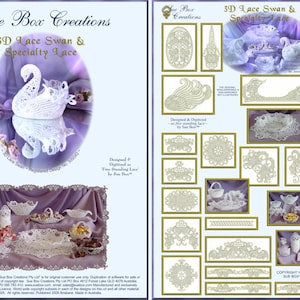 LACE - Sue Box 3D Lace Swan and Specialty Lace collection