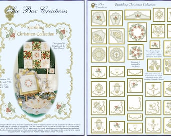 Christmas - Sparkling Christmas machine embroidery collection by Sue Box