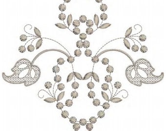 Borduurmotief bloemen - 21 - Borduurinspiratie - by Sue Box in 2 maten