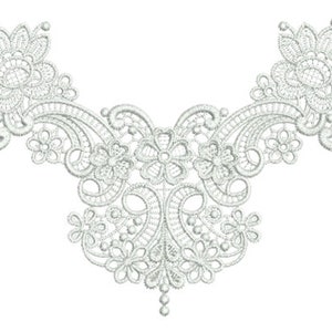 Lace - Taj - beautiful free standing lace machine Embroidery design by Sue Box