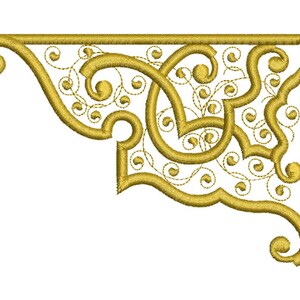 Arabian Moroccan Fretwork A - machine embroidery design by Sue Box in 2 sizes