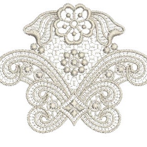 Lace - Old Lace Small - beautiful free standing lace machine Embroidery design by Sue Box