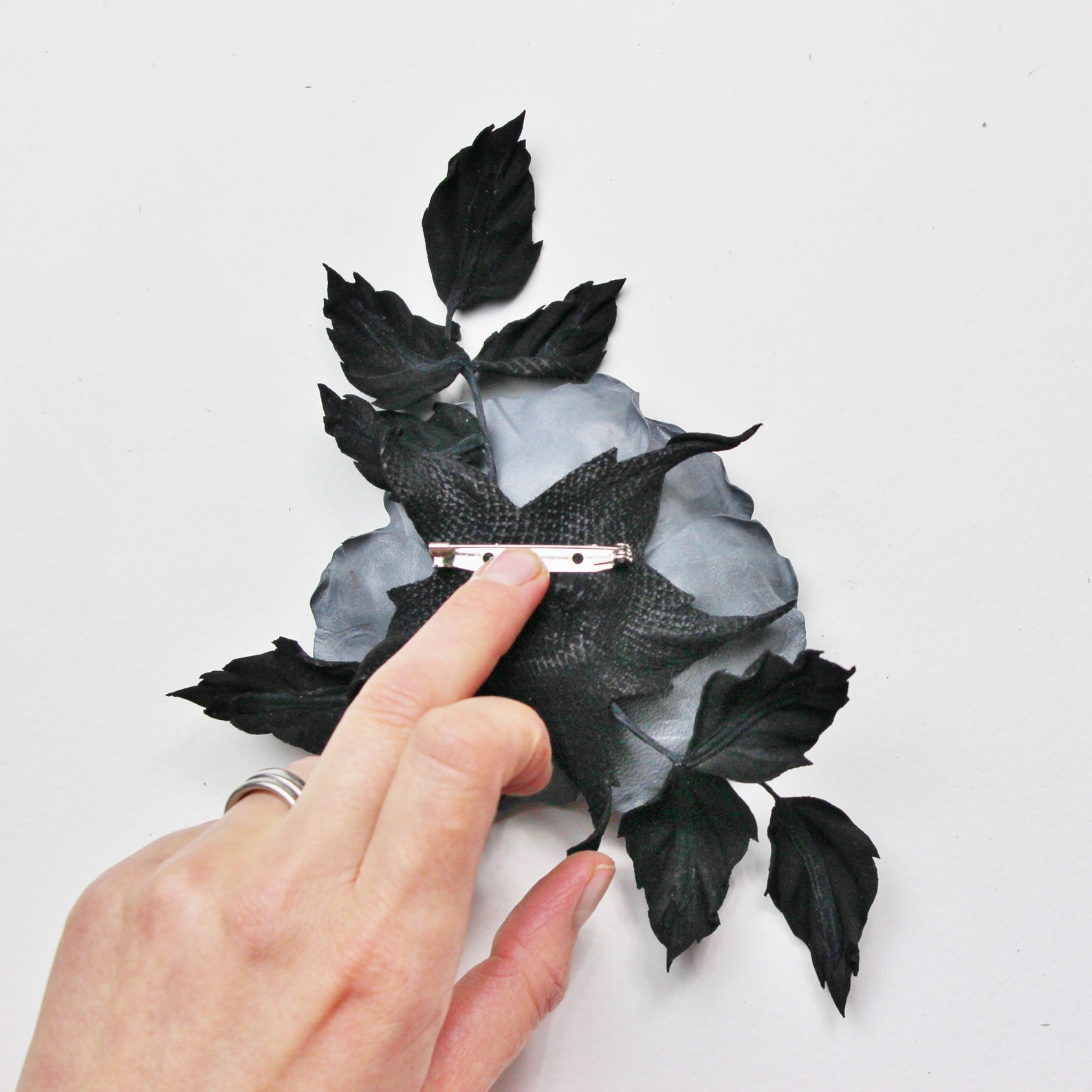 Leather Rose Tutorial Leather Rose Pattern Leather Flower Etsy