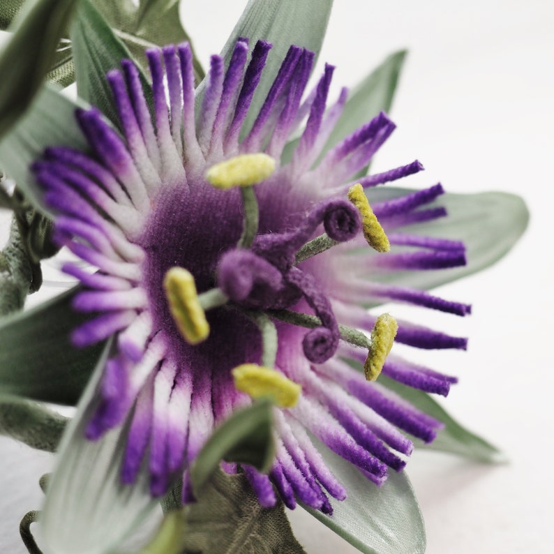 Silk Passion Flower Tutorial Fabric Passion Flower Tutorial Etsy