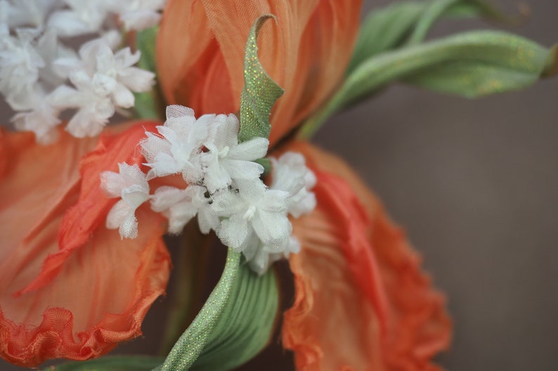 Silk Iris Flower Tutorial Iris Pattern Fabric Iris Flower Etsy