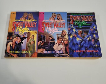 Sweet Valley High Books Vintage Set of 3 Sweet Valley Deception Francine Pascal