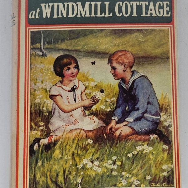 Bobbsey Twins Windmill Cottage Hardcover Dust Jacket 1938 Grosset & Dunlap #31