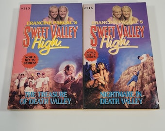 Sweet Valley High Books Sweet Valley Survival Lot of 2 Death Valley Miniseries