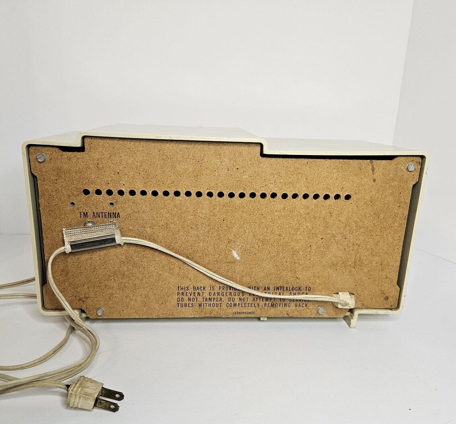 Vintage Motorola AM FM Tube Radio Tested Working Beige Almond Model B5 ...