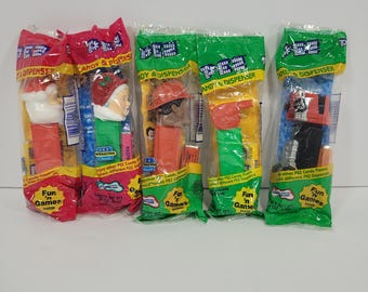 Vintage PEZ Truck Red Blue Pez Candy Dispenser - Etsy