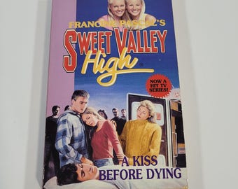 Sweet Valley High 122 A Kiss Before Dying Francine Pascal Paperback 1996 90s YA