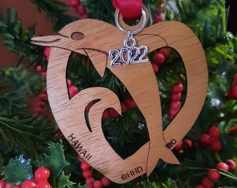 Koa Christmas 2022 Koa Wood Ornament | Etsy