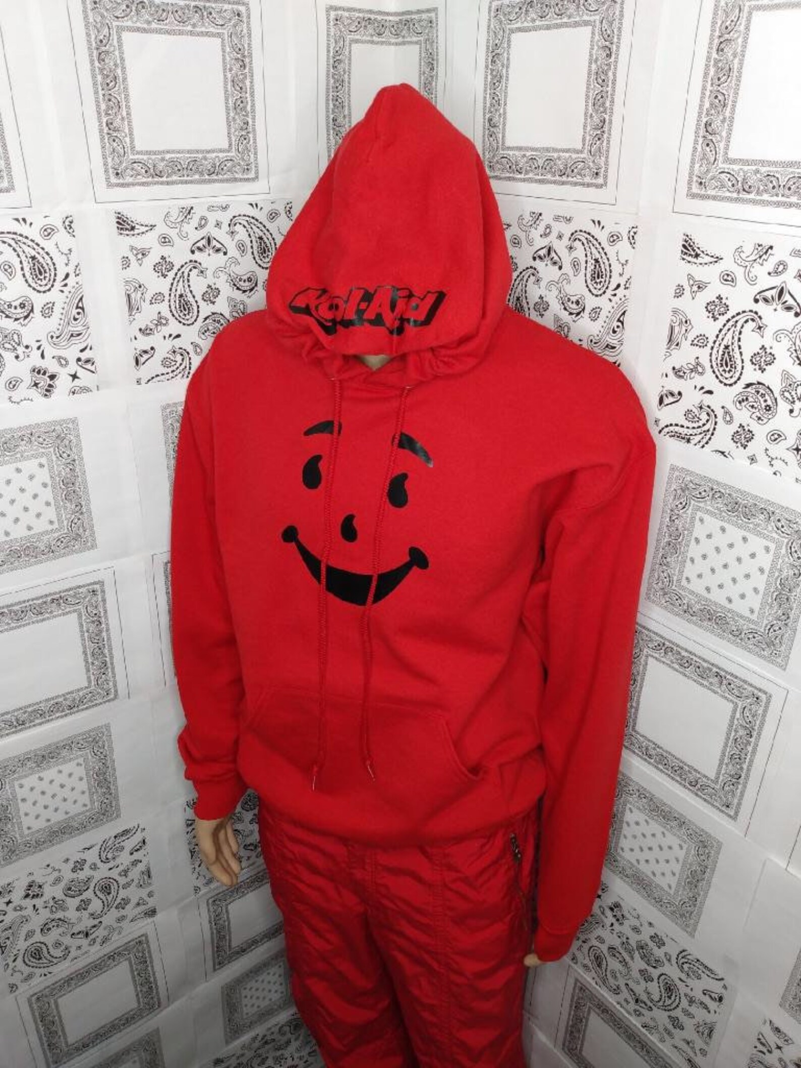 Kool Aid Man Hoodie Unisex Rot Blau Etsy