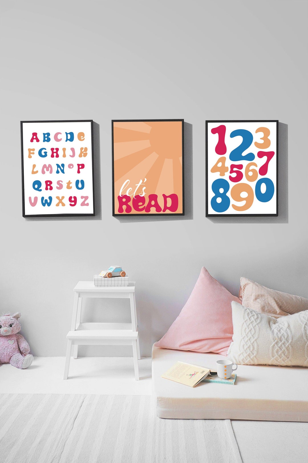 Boho Educational Poster Set / Classroom Decor / Playroom Decor Etsy