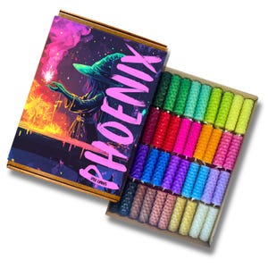 Beeswax Spell Candle Set (40) – Colour Magic, Ritual Cards & Secret Spell Downloads
