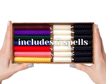 7 Spells & Beeswax Candles Kit