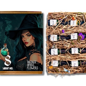 8 Sabbat Anointing Oils Set