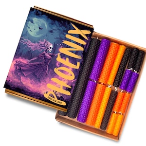 18 Samhain Beeswax Altar Candles