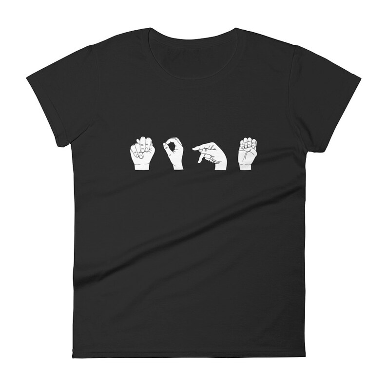target sign language shirt