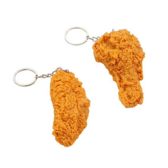 Chicken Wing Keychain Buffalo Wing Keyring Buffalo NY Keychain Chicken Lover Gift Buffalo Food Keychain Chicken Wing Charm Keychain Gift