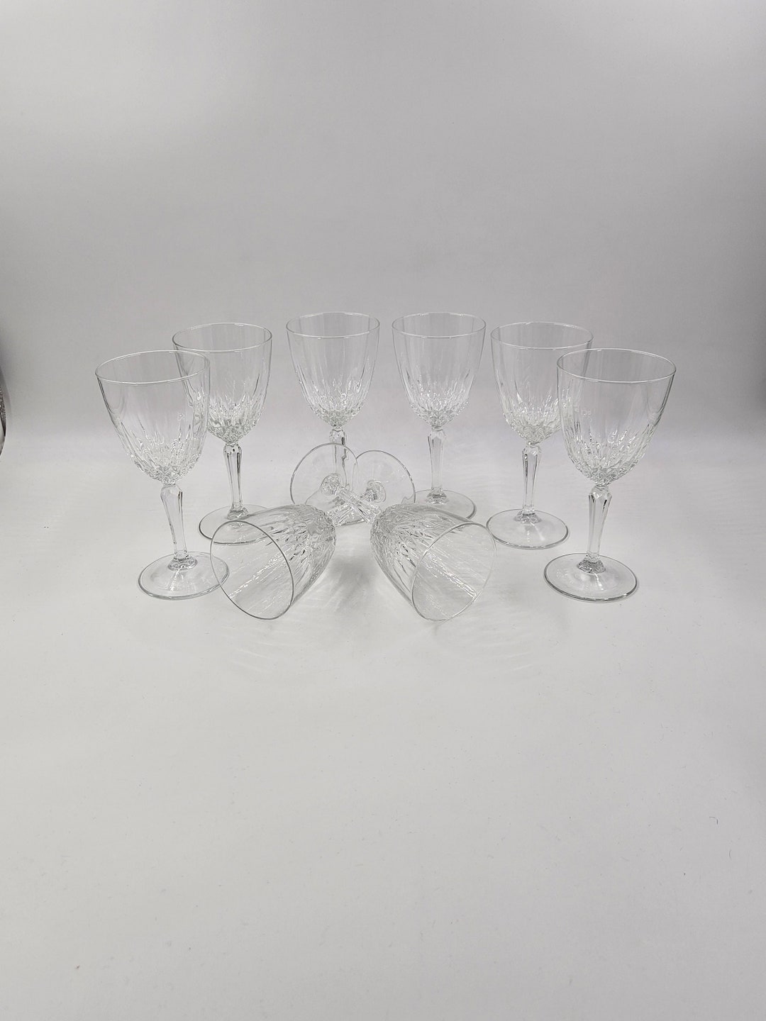 Luminarc Wine Glass Set Etsy