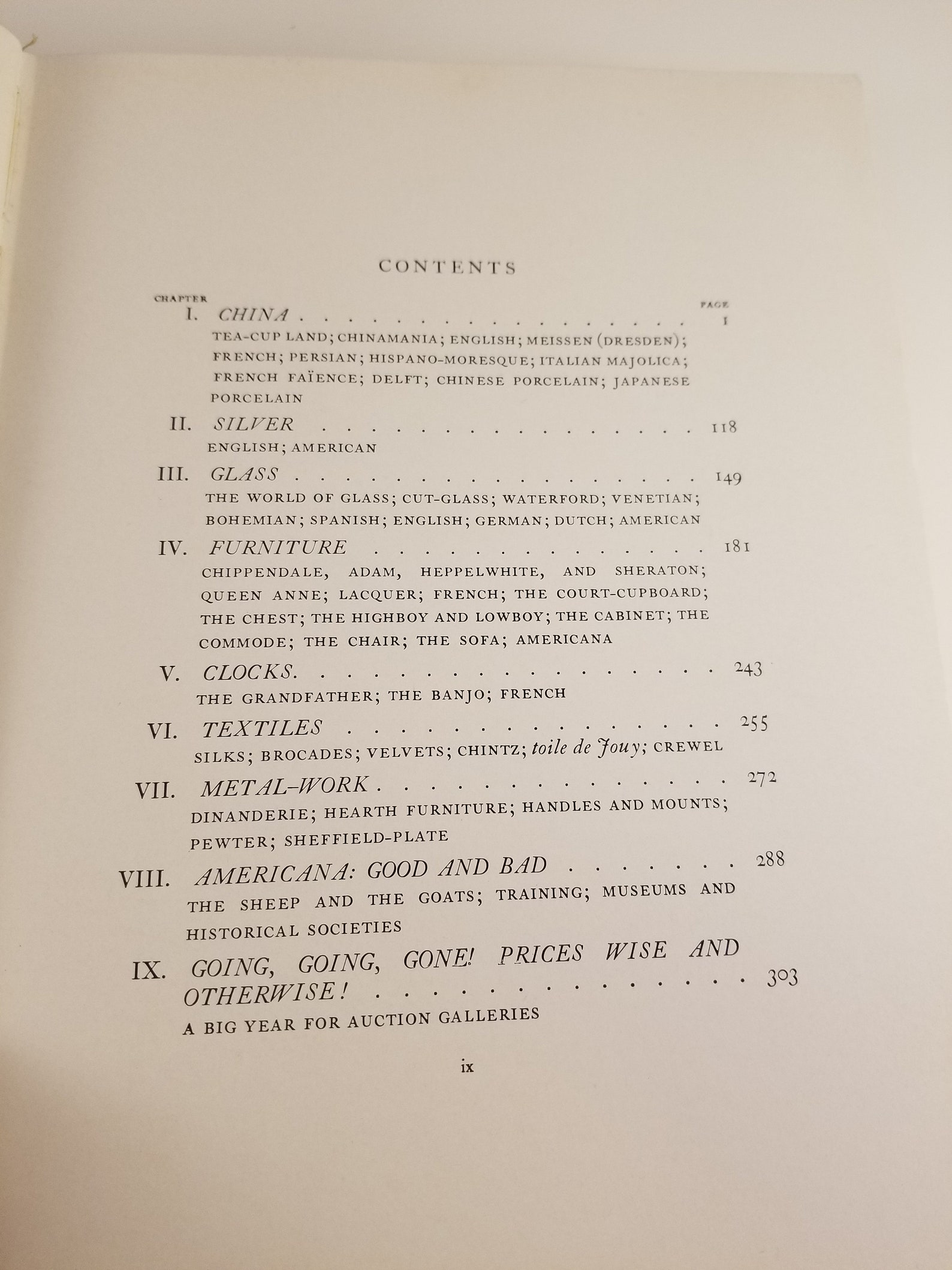 Book on Antiques the Collecting of Antiques | Etsy