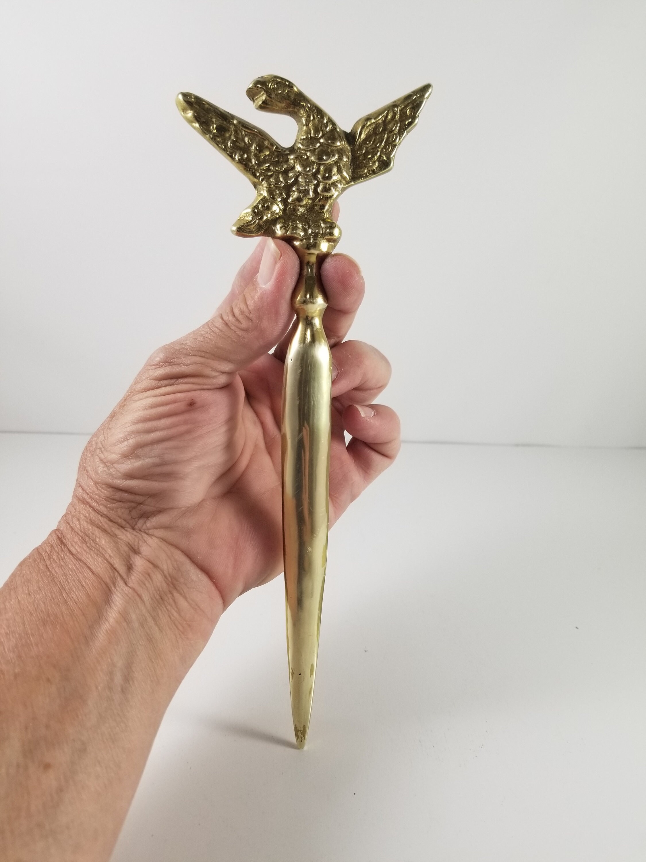 Brass Eagle Letter Opener Etsy