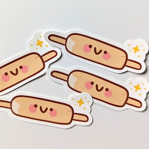 Rolling Pin Sticker, Belna sticker - Planner Bullet Journal Sticker - South Asian Desi |  Weatherproof, moonchai.co
