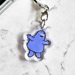 Grimace Phone Charm - Retro Vintage McDonald&#39;s Happy Meal Character