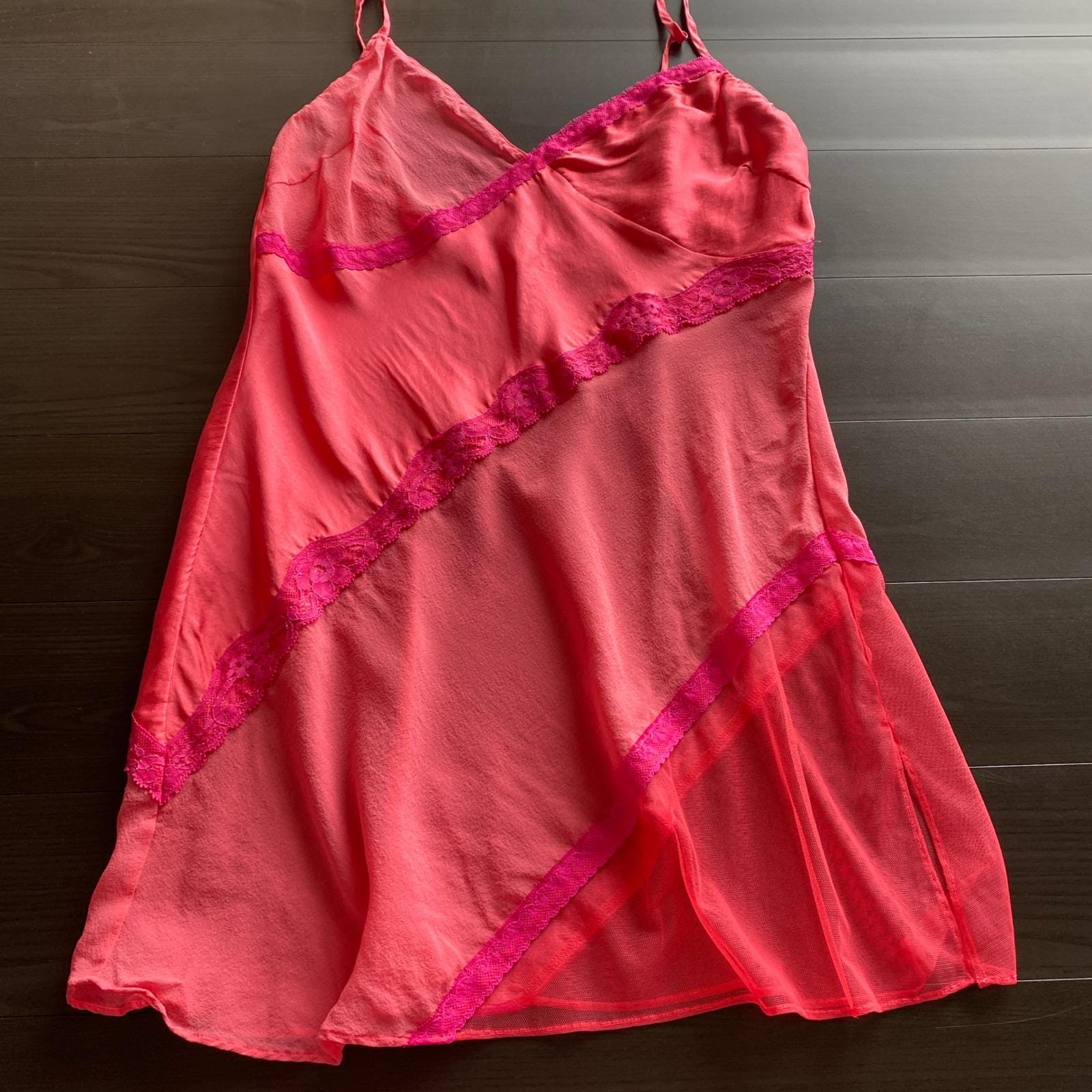 open lace back dress Dani Slip Dress, in Light Pink Luxe Satin, Size: 2XL | Show Me Your Mumu