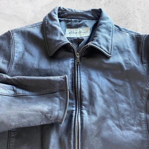Eddie Bauer Leather Jacket - Etsy