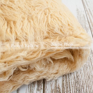 Preorder 100% wool Flokati Newborn Photography Prop Greek Layer Variable Sizes