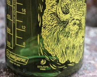 Wildlife Woodcut Nalgene – Alpinecho