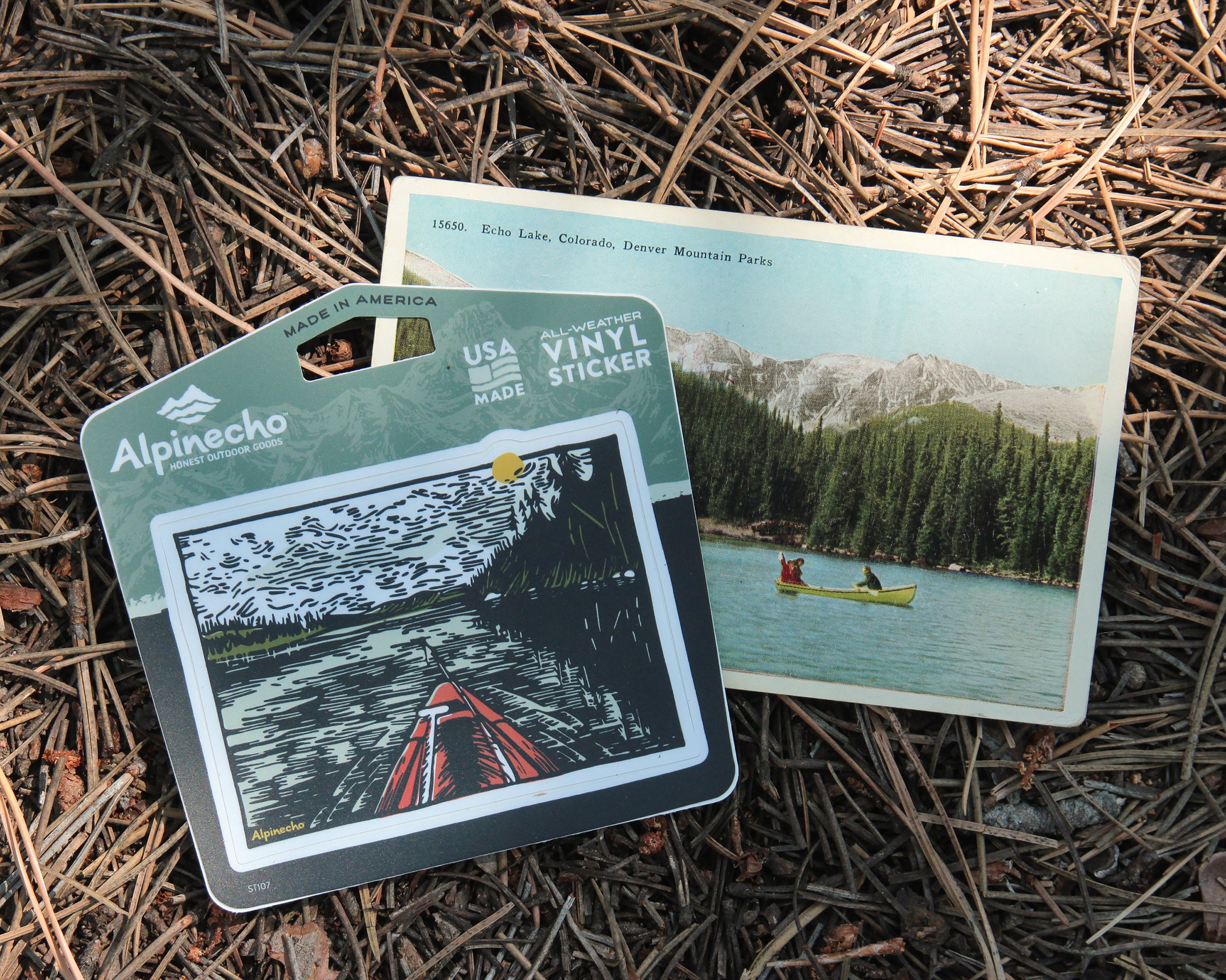 Lake Shape Sticker Lake Day STICKER / Waterproof Vinyl Die-cut Canoe Fishing Paddle Boat ...