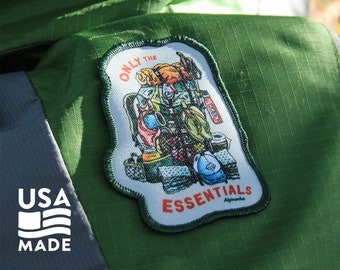 Only the Essentials PATCH 50% Off Clearance Sale / Iron-On Sew-On Backpack Camping Backpacking Through Hiking CDT PCT Alpinecho