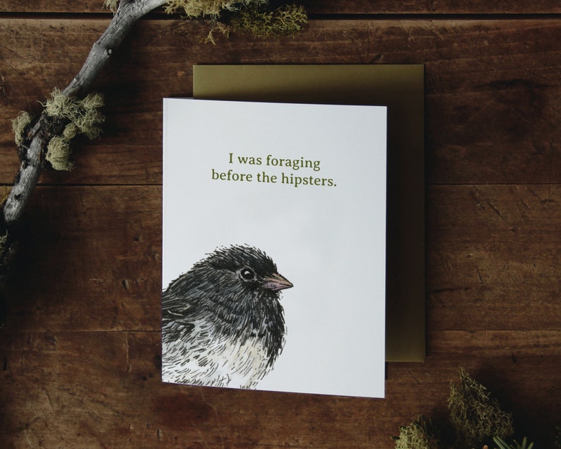 Bird Chatter GREETING CARD Box Set of 5 A2 Jokes Funny Humor Stationary Bird Birding Boxed Cards Pack Letter Writing CatchReleaseCreative