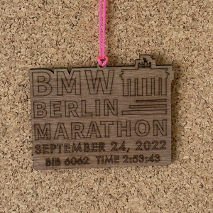 BMW Berlin Marathon Medal / Ornament Customizable
