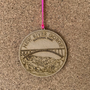 New River Gorge National Park Christmas Ornament Xmas West Virginia Appalachian Mountains