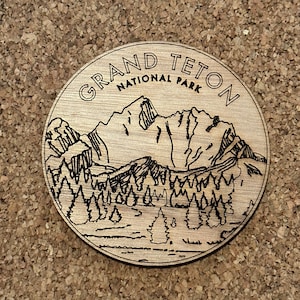 Grand Teton National Park Refrigerator Magnet