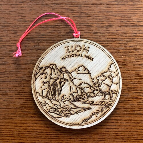 Zion National Park Christmas Ornament Xmas Etsy