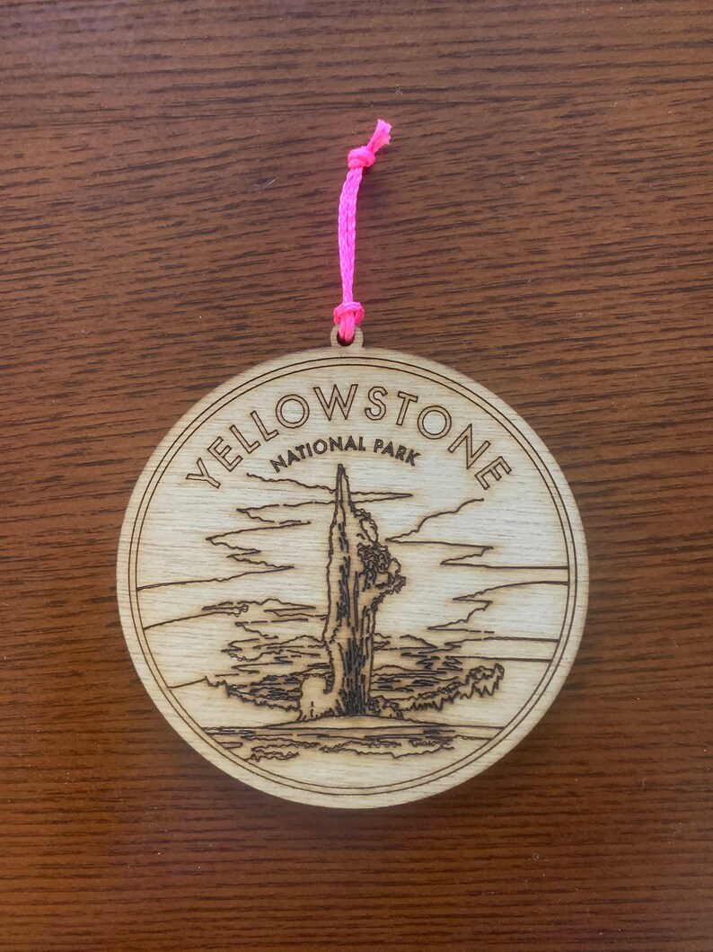Yellowstone National Park Christmas Ornament Xmas Etsy