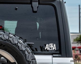 Aloha Vinyl Decal