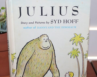 Vintage Syd Hoff Children's Book "Julius" 1959 Weekly Reader Book Hardcover