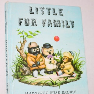 Vintage Little Fur Family Book, Margaret Wise Brown, 1946